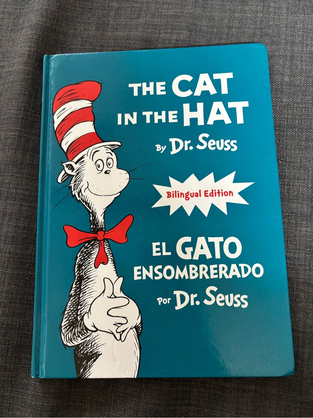 Dr. Seuss Cat in the Hat Bilingual Edition - Teal, Red, White